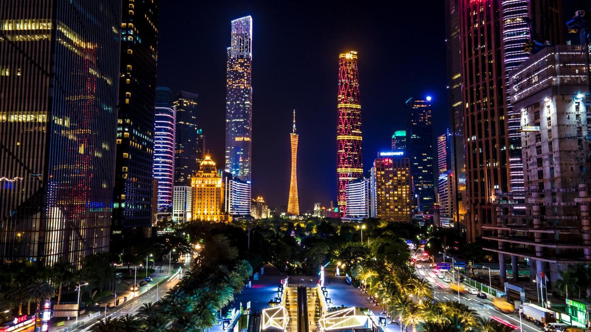 Waifiden Guangzhou Grand View Golden Palace Apartment - Free Shuttle Bus During The Canton Fair Ngoại thất bức ảnh