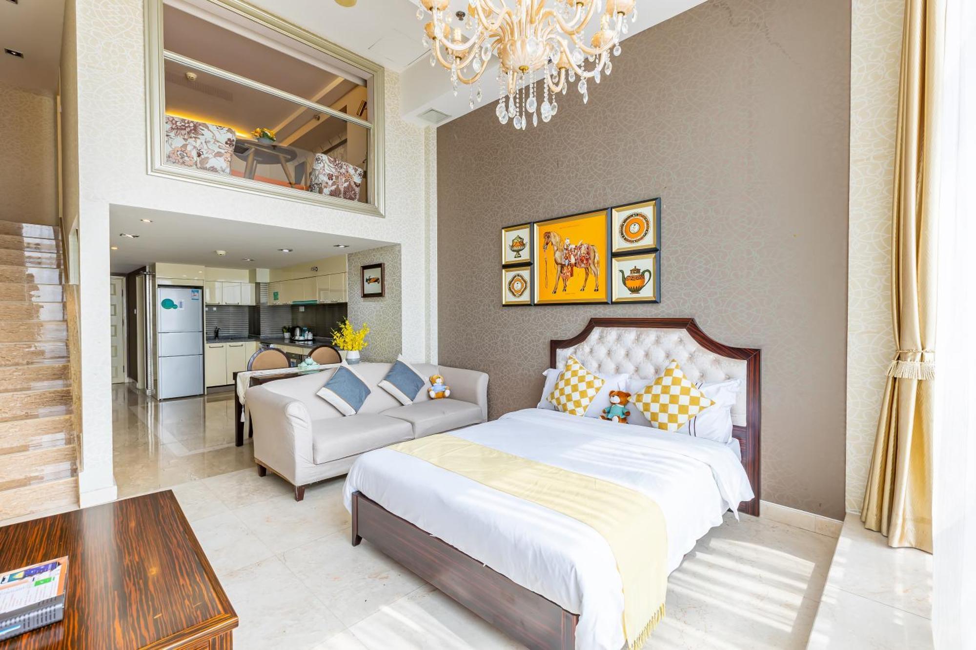 Waifiden Guangzhou Grand View Golden Palace Apartment - Free Shuttle Bus During The Canton Fair Phòng bức ảnh